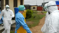 People in hazmat suits