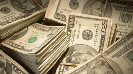 US dollar bills