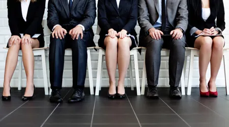 people waiting for job interview