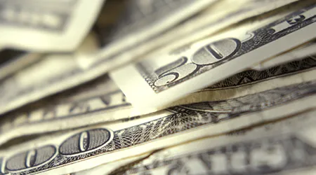 pile of money