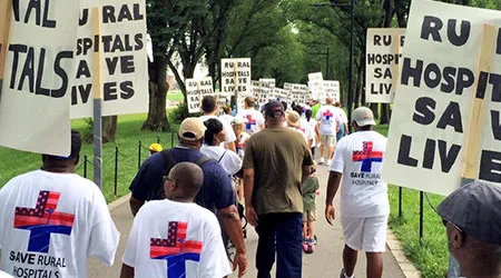 Rural hospitals rally