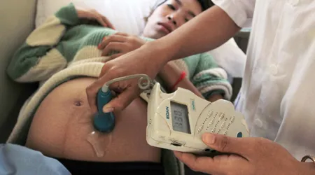 woman in labor