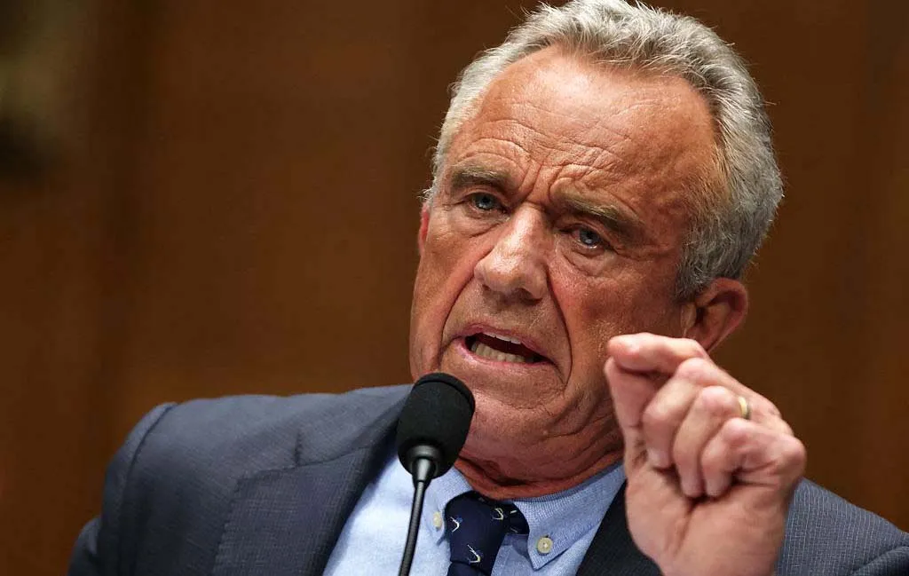 RFK Jr. during confirmation hearings
