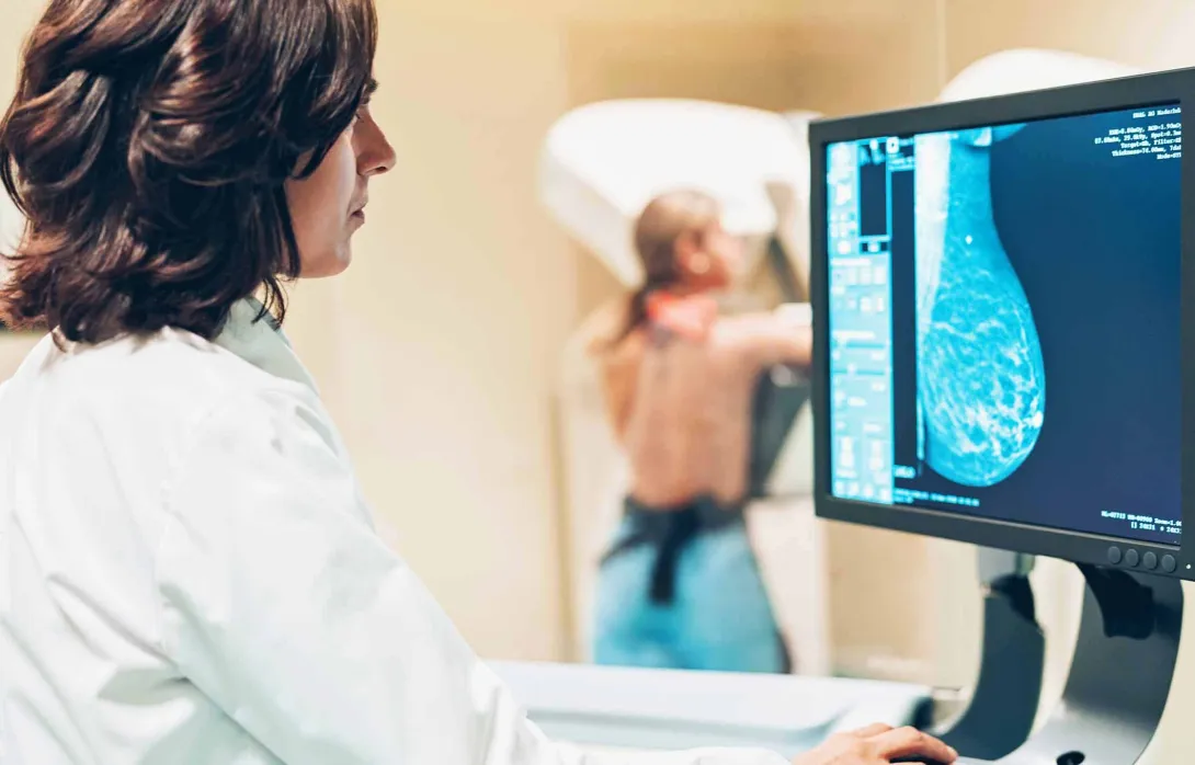 Mammography exam