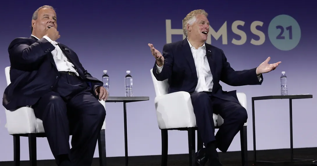 Govs. Chris Christie and Terry McAuliffe