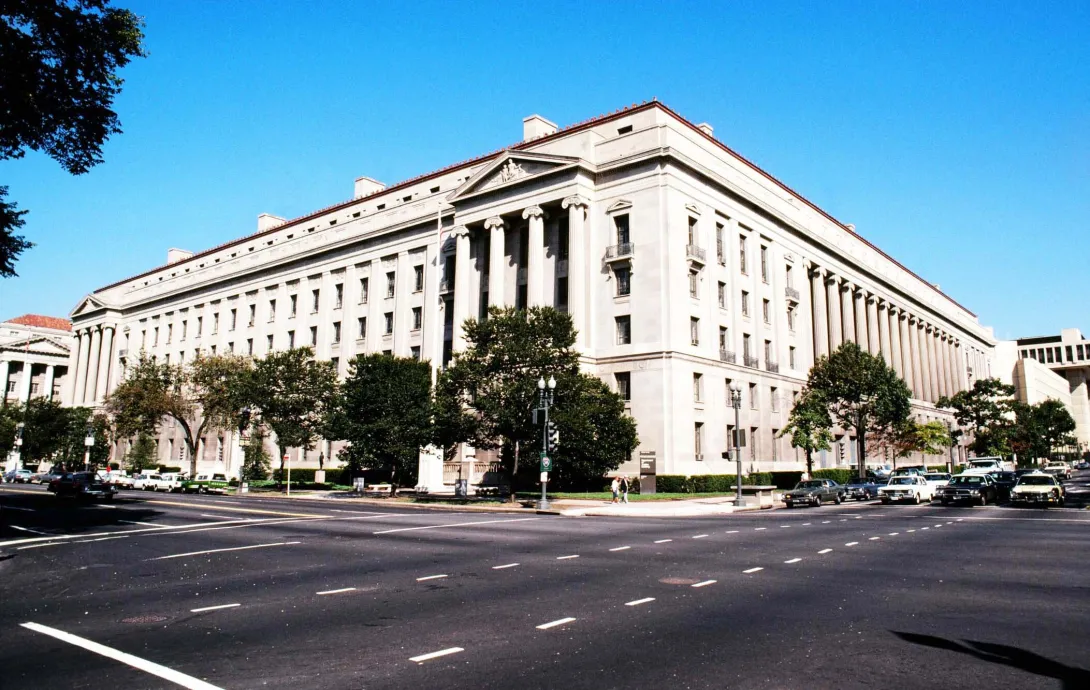 DOJ building. Photo: Glowimages/Getty Images