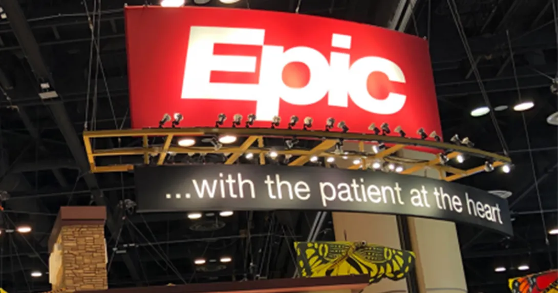 Epic booth at HIMSS