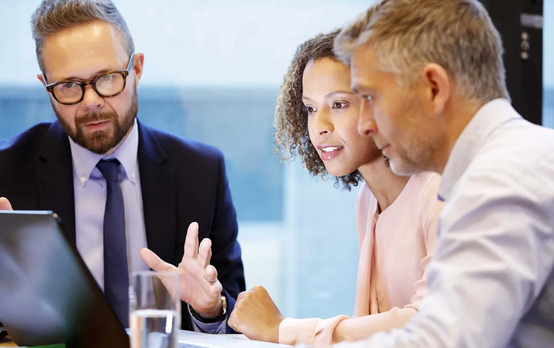 Executives in a meeting