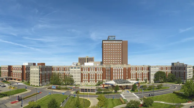 Panoramic shot of Henry Ford Hospital
