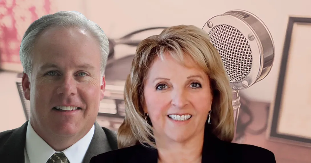 Podcast guests Tray Cockerell and Avra Bowers