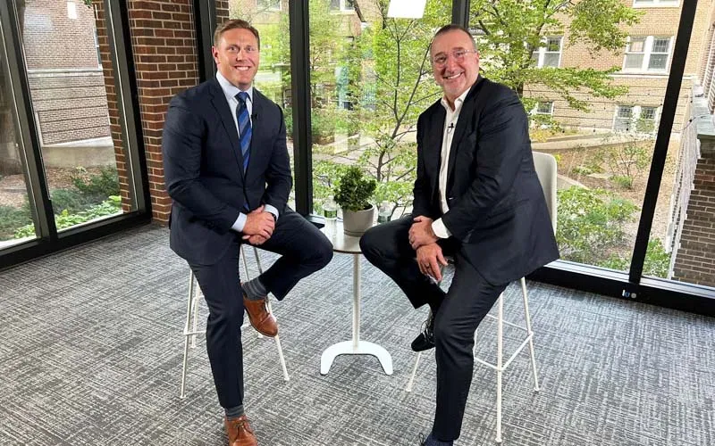 Sanford Health President and CEO BIll Gassen and Fairview Health Services President and CEO James Hereford