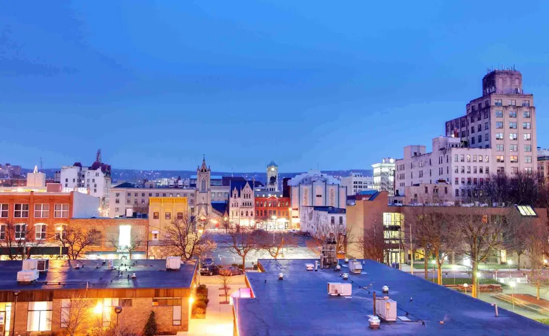 Skyline of Scranton, Pennsylvania