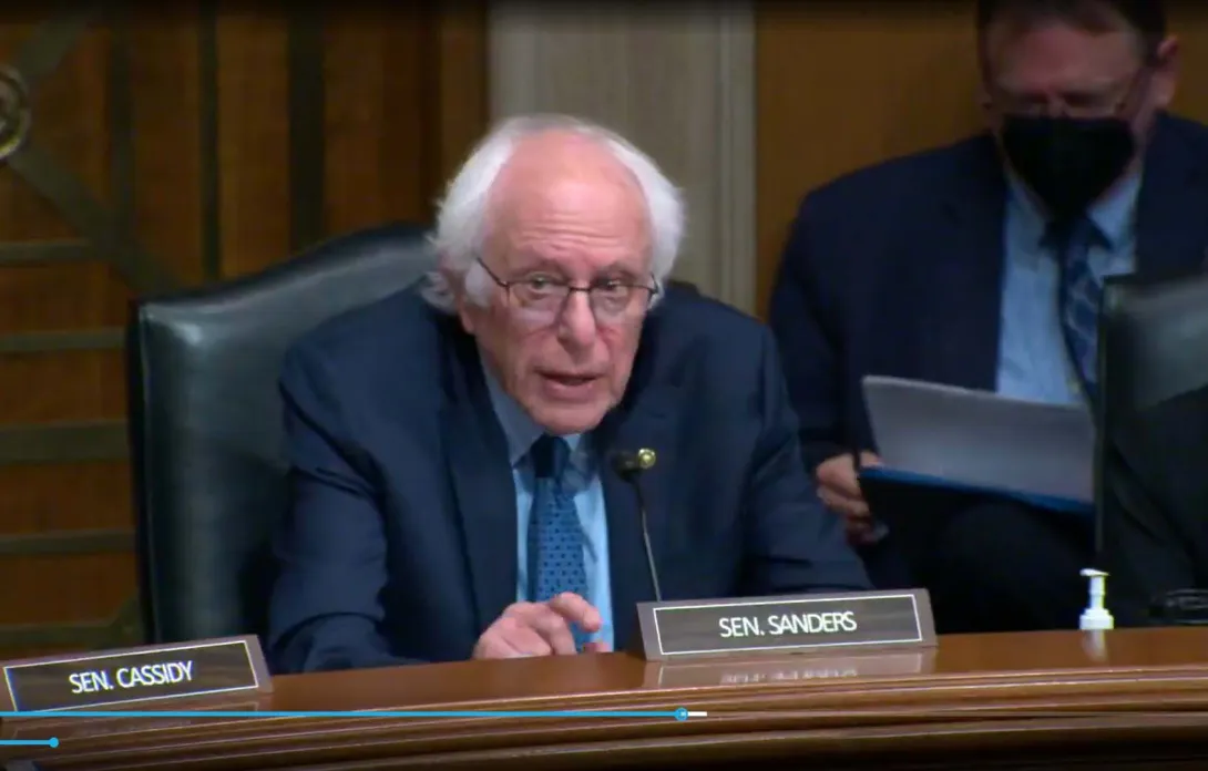 Senator Bernie Sanders (I-Vt.), chairman of the Senate HELP Committee