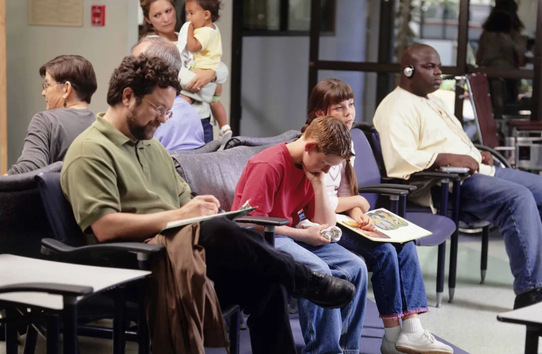 Waiting room. Photo: Ryan McVay/Getty Images