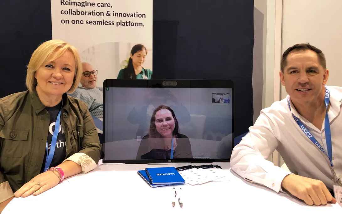 Speakers from Zoom during ATA2022 presentation